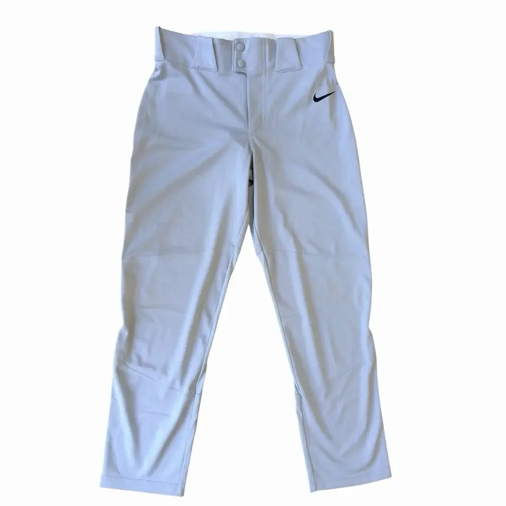 NIKE Vapor Select Long Baseball Pants Wolf Grey Black Youth Boys XL BNWT